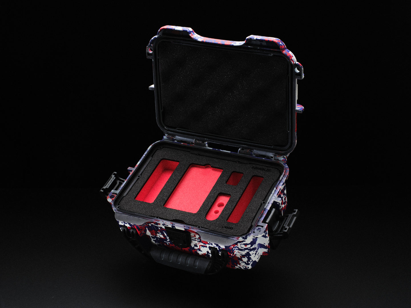Digi Camo Red, White, Blue 1000